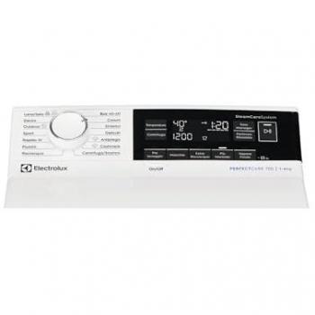 Lavadora Electrolux EW7T336A Carga Superior 6 kg, Clase A, 1251 RPM, Tecnología SteamCare y SensiCare, Display LED Touch, Color Blanco