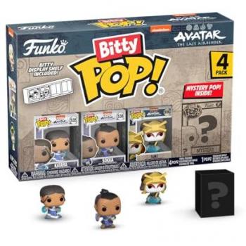 Funko Bitty Pop! Avatar: The Last Airbender 4-Pack - Katara, Sokka, Suki & Mystery Mini Figure