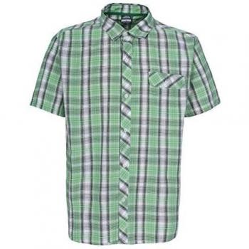 Trespass Zamia - Camiseta de atletismo para hombre, color verde, talla 2XS