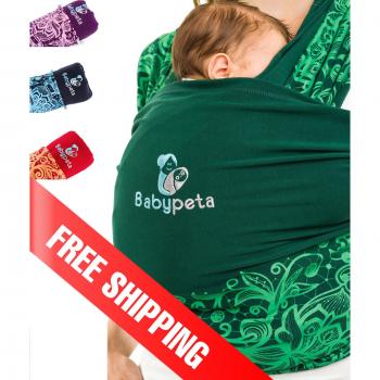 Protege tu espalda y ahorra 2h al día con el fular portabebés de Babypeta, perfecto para mamás activas. Fácil de atar, ayuda a crear lazos para bebés prematuros, recién nacidos y lactantes