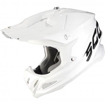 Casco de Cross SCORPION VX-22 Air Sólido Blanco