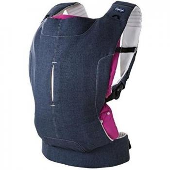 Chicco Myamaki Mochila Portabebés con 3 posiciones hasta los 15 kg, posición delantera, cadera o trasera, color vaquero