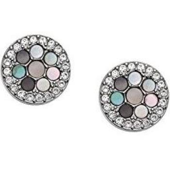 Fossil Aretes de Mujer con Cristales Acero inoxidable JF02310040