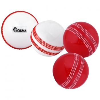 Kosma Set de 4 bolas de Cricket Windball -