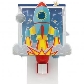 Aplique de pared infantil Rocket Cohete