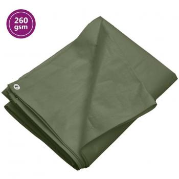 Lona HDPE Verde 260 g/m² 8x8 m