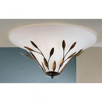 Plafoniera Decorativa CAMPANA 30 cm con 2 bombillas