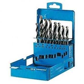 Juego de Puntas HSS Rectificadas en Caja de Metal - 19 Piezas (Diámetros del 1 al 10 mm)