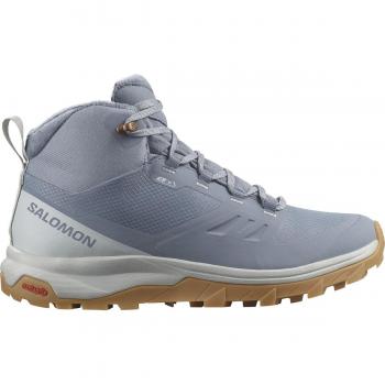 Salomon - Botas de montaña de mujer OuTSnap Cswp W, color azul celeste grisáceo, talla 40(2/3), impermeables