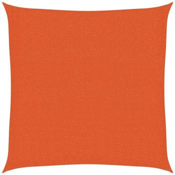 Toldo de vela HDPE naranja 160 g/m² 3x3 m