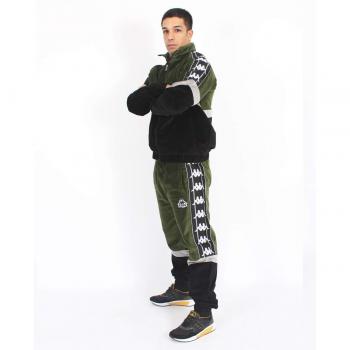 Kappa Serena Auth Pants Pantalón, Hombre, Green/Grey Mist/Black, S