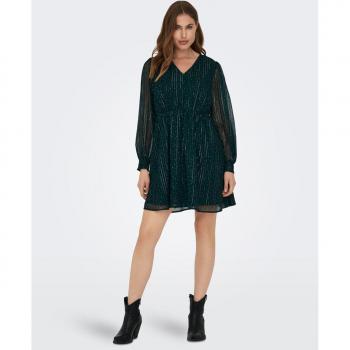 Vestido mini con detalles de lurex jdy
