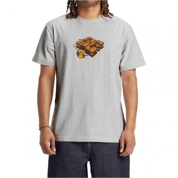 CAMISETA DC HANDMADE TEE SNOW HEATHER