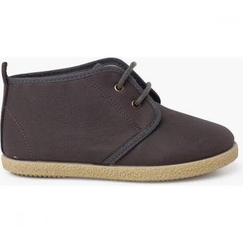 Botas de niños de cuero vegano con cordones
