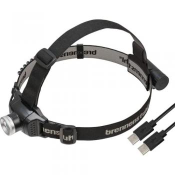 Linterna Frontal LED Recargable Brennenstuhl LuxPremium KL 251 AF, 250 lm, IP44, CREE-LED, Batería Intercambiable, Luz Roja, Duración Máxima 40h, Incl