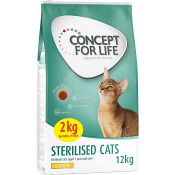 Concept for Life Sterilised Cats 12 kg - Promoción 10 + 2 kg gratis