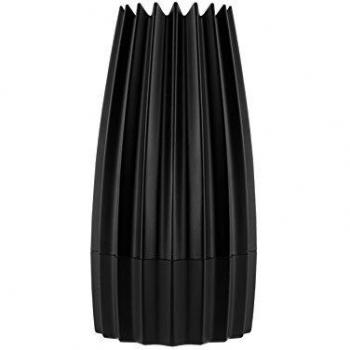 Alessi - Grind WAL03 B - Molinillo de Sal de Diseño en Aluminio Fundido, Negro
