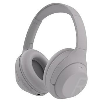 Auricular Inalámbrico Bluetooth 5.3 Muvit Pop Gris Compatible con Jack 3,5 mm y Cable USB-A