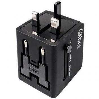 Adaptador de Viaje 2XUSB 2.1A ELBAT