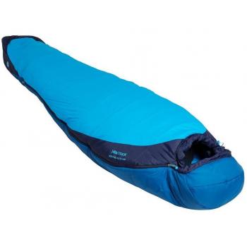 Marmot Trestles Elite 20 – Los Hombres De Largo Cremallera Synthetic Saco de Dormir, Atomic Blue/Azul Noche