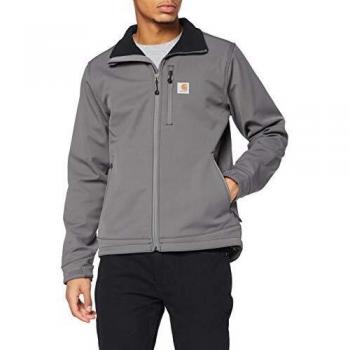 Carhartt Men's Crowley Jacket - Grey, Extra Large, Nylon/Spandex/Polyester
