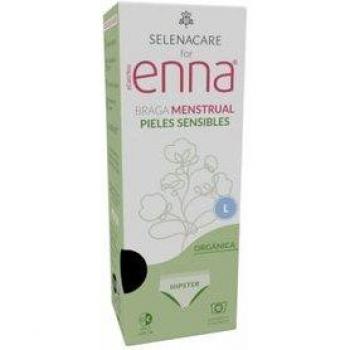 Enna Braga Menstrual Hipster Orgánica Negro Talla L