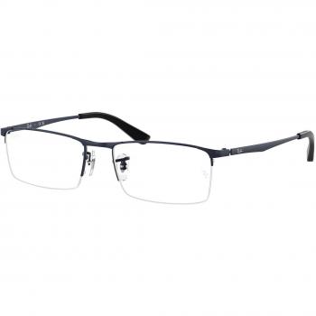 Ray-Ban RX6281D Asian Fit 3076 Men's Eyeglasses Blue Size 55 (Frame Only) - Blue Light Block Available