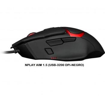 Ratón Gaming Nplay Aim 1.5 USB 3200 DPI para PC