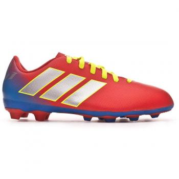 adidas Nemeziz Messi 18.4 FxG J, Zapatillas de Fútbol para Niños, Rojo Active Red/Silver Met./Football Blue, 32 EU