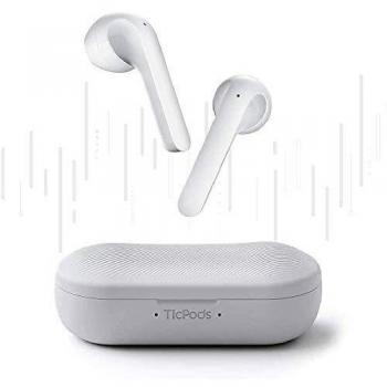 TicPods 2 Pro True Wireless Earbuds, TWS, Bluetooth 5.0 Earphones with 2 Mics, Touch/Voice/Gesture Control Headphones, Voice Assistant, Noise Cancelling, IPX4 Water Resistant, 20H Playtime