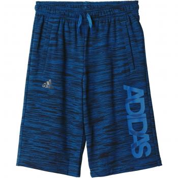 adidas YB LR B KN Ber - Pantalón corto para niño, color azul, talla 140