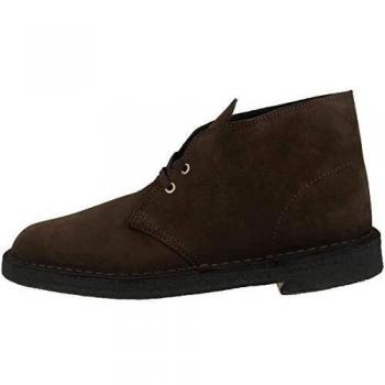 Clarks Men's Brown Suede Desert Boots - Size 8