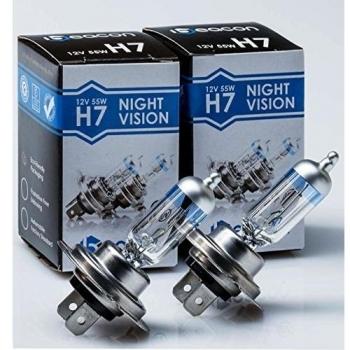 Beacon H7 Night Vision Faro - Gran Seguridad en la niebla, Lluvia, nieve y Nasser carretera - Cabe en todos los vehículos con H7 PX26D de lámpara Socket