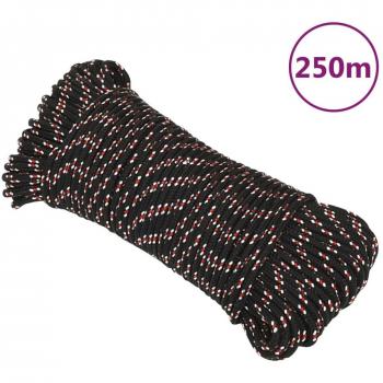 Cuerda de trabajo polipropileno negra 5 mm 250 m