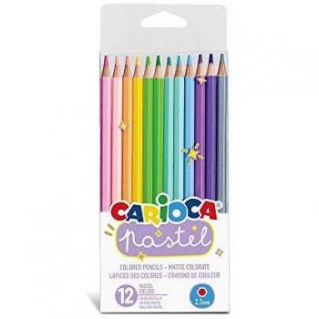 Carioca 43034 - Lapices Pastel 12 Colores Carioca