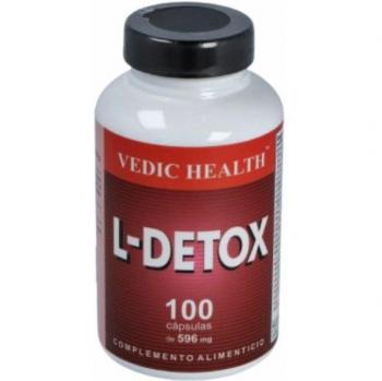 L-Detox 596mg Fórmula Hepática Vedic Health 100 Cápsulas