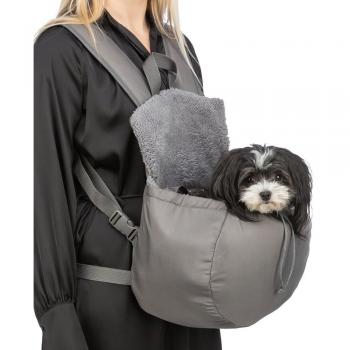 Bolsa de Transporte Ventral para Perros Trixie Molly Gris 25x38x17 cm