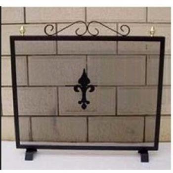 SALVACHISPAS CHIMENEA VIVAHOGAR 1 PANEL IBERO FLOR LYS HIERRO 77X60CM VH62793
