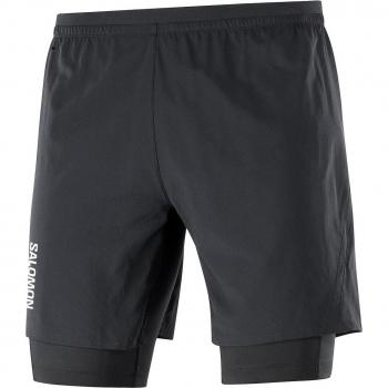 Salomon - Short de hombre Bonatti Cross FZ Negro (M)
