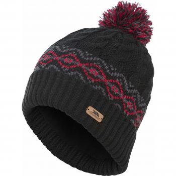 Trespass Andrews Knitted Sombrero, Hombre, Negro, Talla única