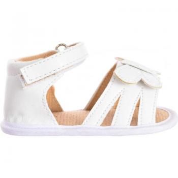 Sandalias de tiras con mariposa LPGC19 bebé blancas
