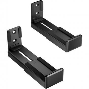 Aisens SPK02U-191 Soporte de Pared Universal para Barra de Sonido, Capacidad hasta 15kg, Color Negro