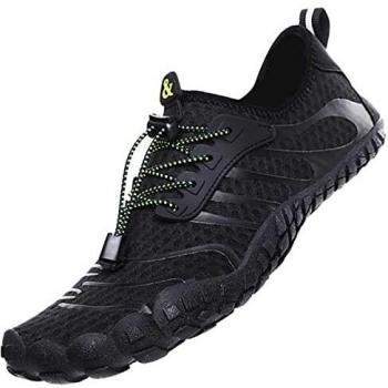 ZusFut Escarpines Hombres Barefoot Respirable Antideslizante Zapatos de Agua Hombre Escarpines Agua De Playa Rio Pesca Buceo Surf