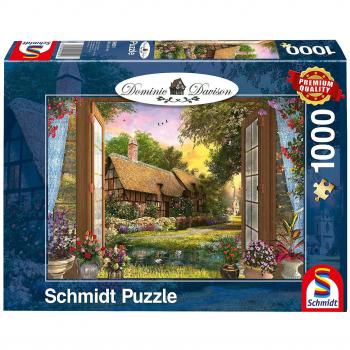 Puzzle 1000 Piezas Vista de la Cabaña Dominic Davison