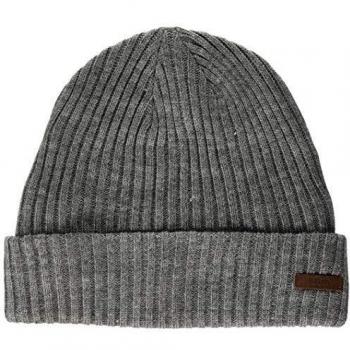 Barts Wilbert Turnup Men's Beanie - Heather Grey, One Size