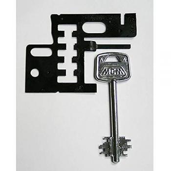 Cerradura MCM Borjas 1808/1813 1884 4 Vueltas con 5 Llaves