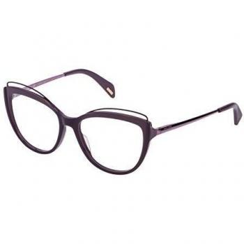 Police VPL931530GBC Gafas, Shiny Violet/Liliac, 53/16/135 para Mujer