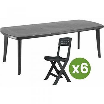 Comedor de Jardin - Atlantic - Antracita