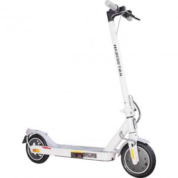 Patinete eléctrico plegable Mascooter S1 Essential 300W, 20km autonomía, 100kg carga máxima, ruedas de 8.5, color blanco