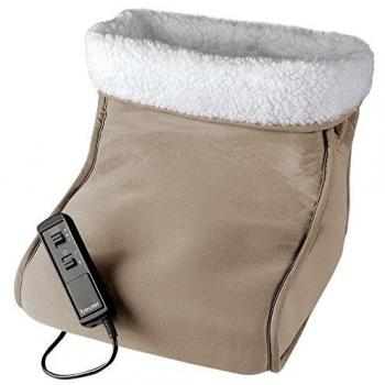 Beurer FWM-40 - Calienta pies con funcion de mansaje, color crema